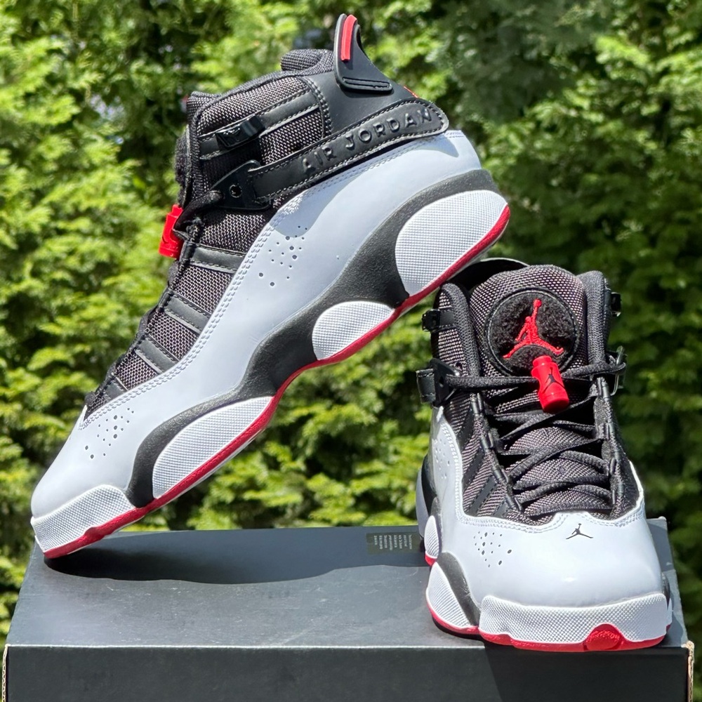 Jordan Kids' Black and Gray Sneakers
